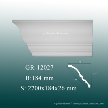 2015 Moulure de plafond PU de conception nouvelle pour la décoration intérieure et intérieure